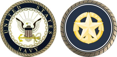 Navy Command At Sea Challenge Coin
