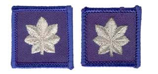 Navy Commander (05) CDR Rank Insignia Collar Device (pair) Patch