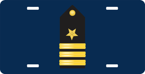 Navy Commander License Plate