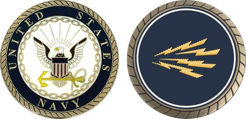 Navy Communications Technician Challenge Coin