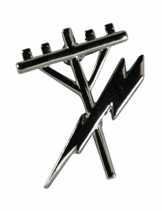 NAVY CONSTRUCTION ELECTRICIAN ( CE ) BALLCAP PIN (mirror finish)