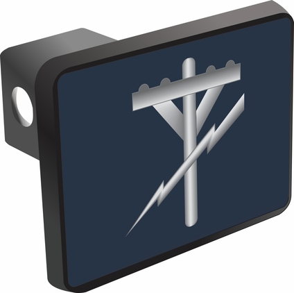 Navy Construction Electrician Hitch Cover