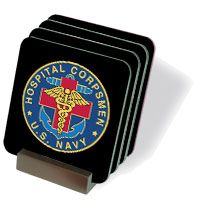 Navy Corpsman Coasters - Set of 4