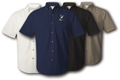 Navy Counselor Twill Button Down Shirt - CLOSEOUT SALE!