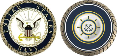 Navy Craftman Challenge Coin