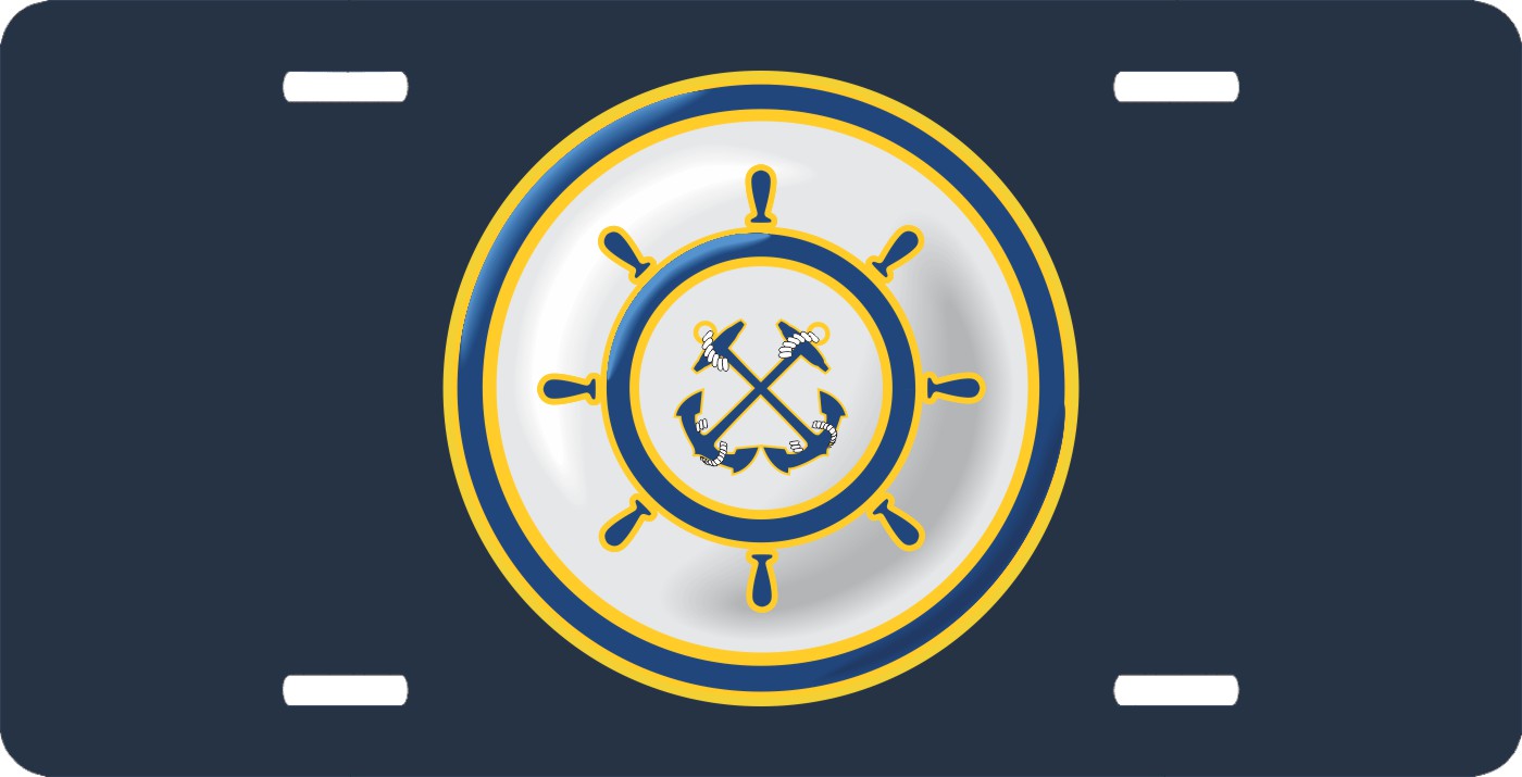 Navy Craftman License Plate