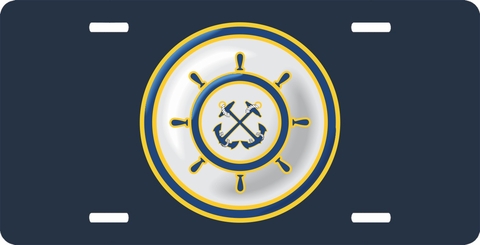 Navy Craftman License Plate