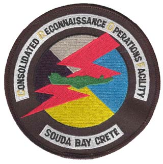 Navy CROF Consolidated Reconnaissance Operations Facility 4.5" Military Patch