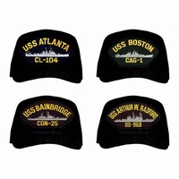 Navy Cruisers and Destroyers Ball Caps Thumbnail Illustration