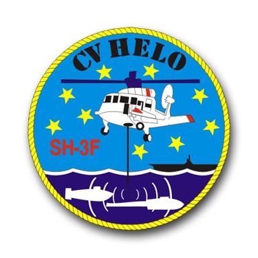Navy CV Helo Vinyl Transfer Decal