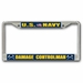 Navy Damage Controlman DC Chrome License Plate Frame