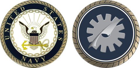 Navy Data Processing Technician Challenge Coin