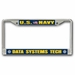 Navy Data Systems Technician DS Chrome License Plate Frame
