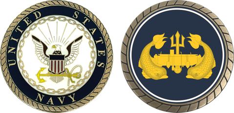 Navy Deep Submergence Challenge Coin