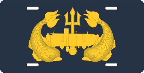 Navy Deep Submergence License Plate