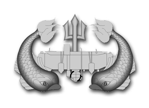 Navy Deep Submergence Vinyl Transfer Decal