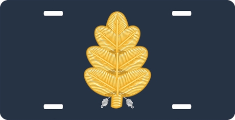 Navy Dental Corps Oak Leaf License Plate