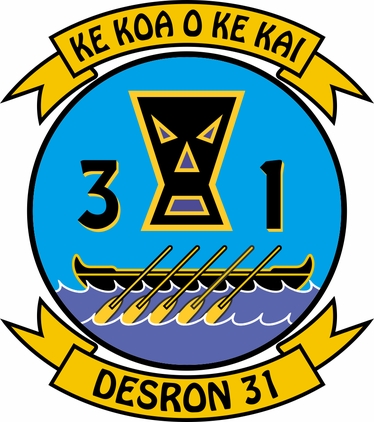 Navy Destroyer Squadron Thirty One Vinyl Transfer Decal