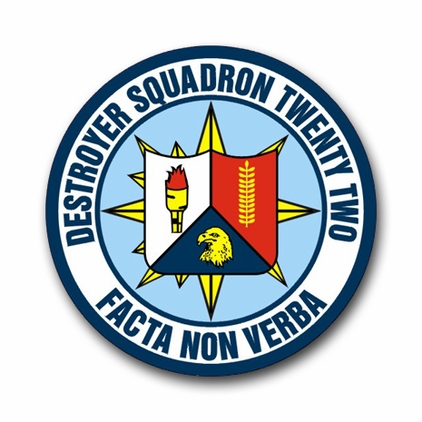 Navy Destroyer Squadron Twenty Two Vinyl Transfer Decal
