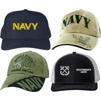 Navy Direct Embroidered Caps Thumbnail Illustration