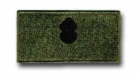 NAVY DIVER FLIGHT SUIT TAG OLIVE DRAB 4" PATCH