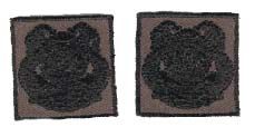 Navy Diver Rank Insignia Collar Device (pair) Patch
