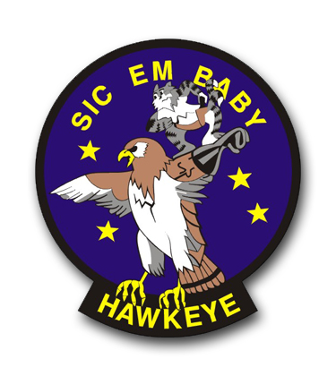 Navy  E-2 Hawkeye Patch Vinyl Transfer Decal