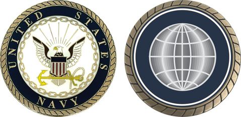 Navy Electricians Mate EM Challenge Coin