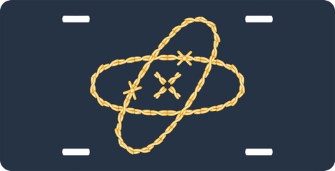 Navy Electronics Technician License Plate
