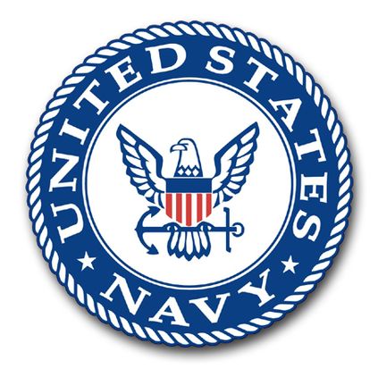 Navy Emblem Vinyl Transfer  Decal