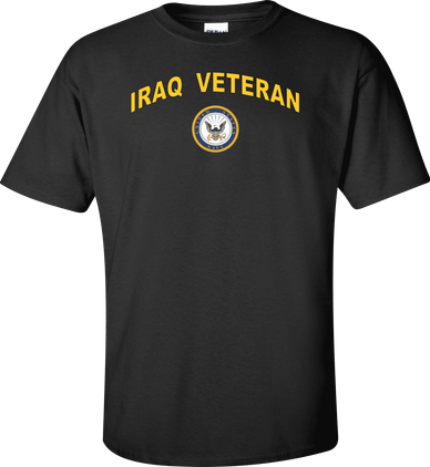 Navy Emblem Iraq Veteran Shirt