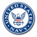 Navy Emblem Vinyl Transfer  Decal
