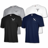 Navy Embroidered Insignia T-Shirts Thumbnail Illustration