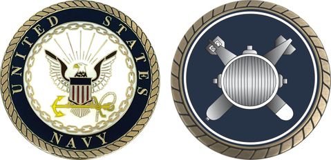 Navy Explosive Ordnance Disposal Challenge Coin
