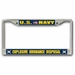Navy Explosive Ordnance Disposal EOD Chrome License Plate Frame