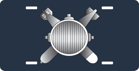 Navy Explosive Ordnance Disposal License Plate
