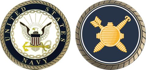 Navy Explosive Ordnance Disposal Technician Challenge Coin