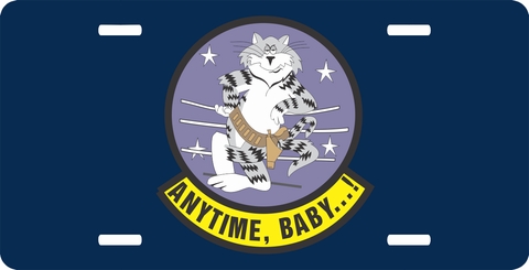 Navy F-14 Tomcat License Plate