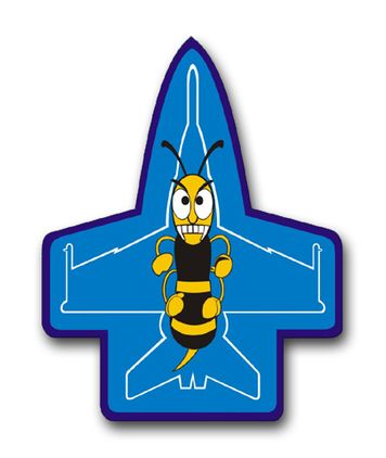 Navy F-18 Hornet Patch Vinyl Transfer Decal