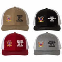 Navy Family Pride Split Caps Thumbnail Illustration