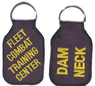 Navy Fleet Combat Training Center Dam Neck Military Keychain