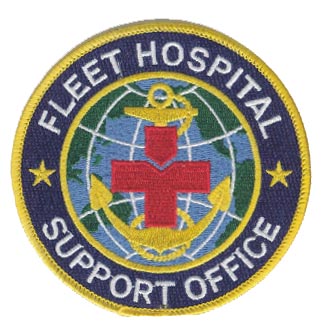 Navy Fleet Hospital Support Office 4" Military Patch
