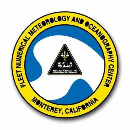 Navy Fleet Numerical Meteorology and Oceanography Center Vinyl Transfer Decal