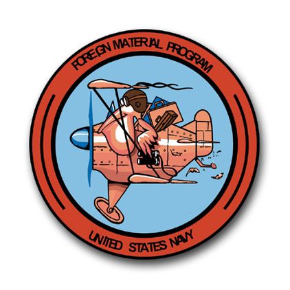 Navy Foreign Material Program Vinyl Transfer Decal