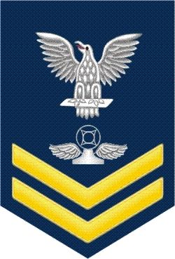 Navy Gold E-5 Air Traffic Controller AC Decal Sticker