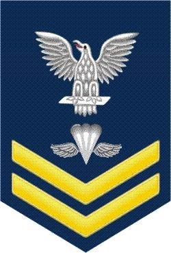 Navy Gold E-5 Aircrew Survival Equipmentman PR Decal Sticker