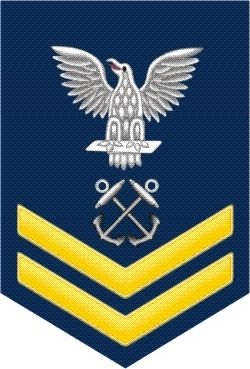 Navy Gold E-5 Boatswain's Mate BM Decal Sticker