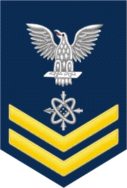 Navy Gold E-5 Data Systems Technician DS Decal Sticker