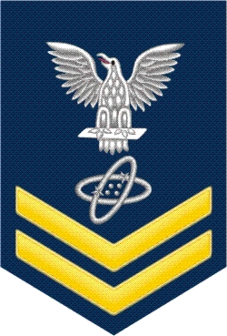 Navy Gold E-5 Electronics Technician ET Decal Sticker