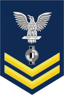 Navy Gold E-5 Engineering Aid EA Decal Sticker